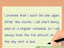 late rent payment