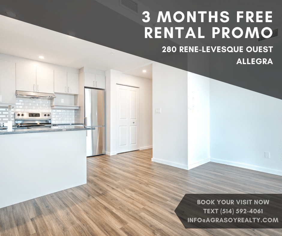280 Rene Levesque Ouest - Rental Promotion
