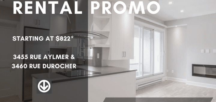 3455 Aylmer Montreal - Rental promo
