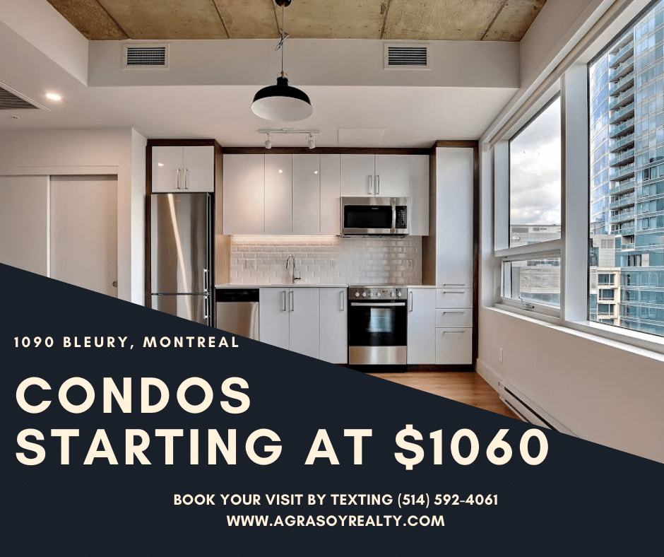 1090 Bleury Montreal - Condo for rent
