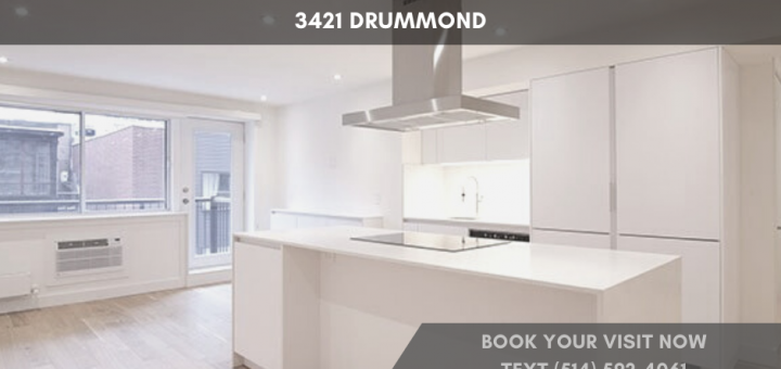 3421 Drummond Montreal - 2-bedroom for rent