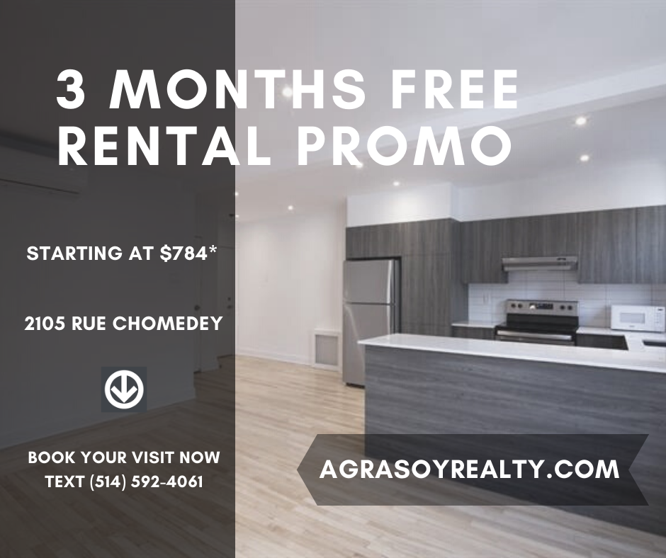 2105 Chomedey Montreal - Rental Promo