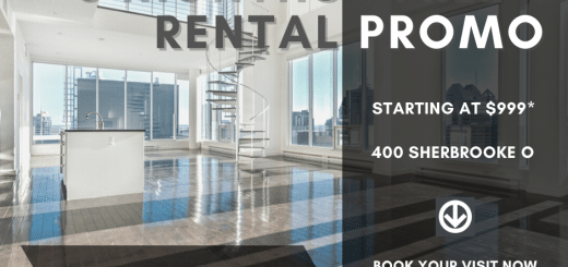400 Sherbrooke Ouest Montreal - Rental Promo