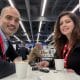 Emre and Tania at Batir L'Avenir ConTech Trade Show in Montreal, exploring the latest innovations in construction technology.